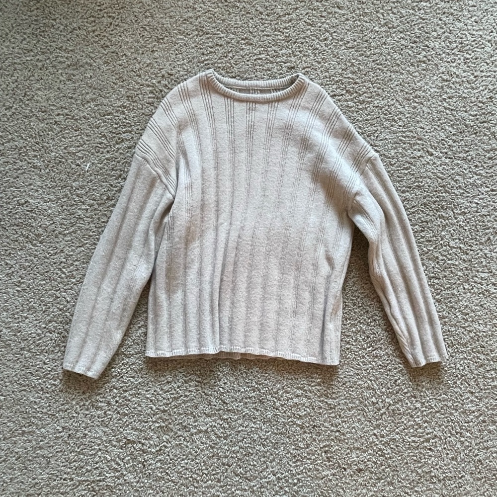 Dazy beige-colored simple sweater